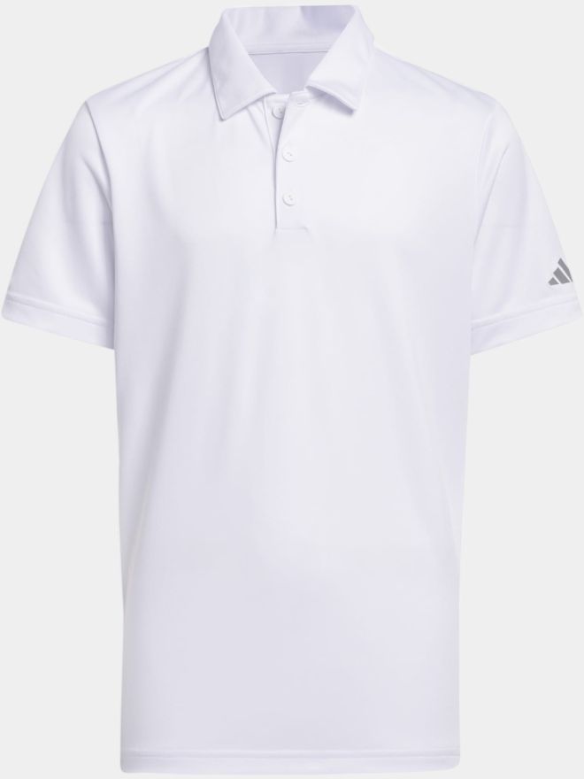 adidas Boys Performance Halbarm Polo weiß