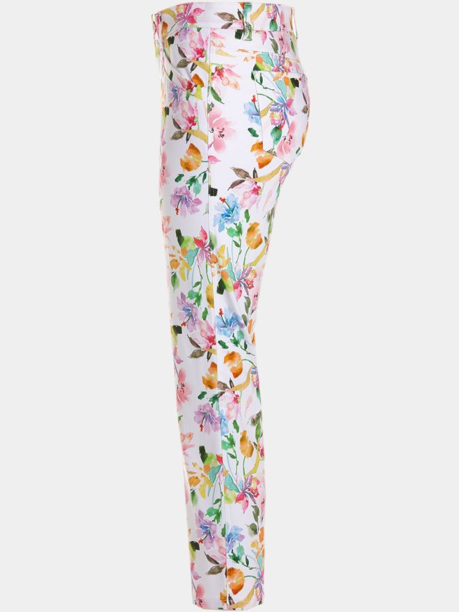 Alberto JANA - CR - WR Flowers 7/8 Hose mehrfarbig