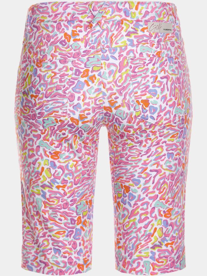 Alberto MONA-K - WR Fancy Leo Bermuda Hose mehrfarbig