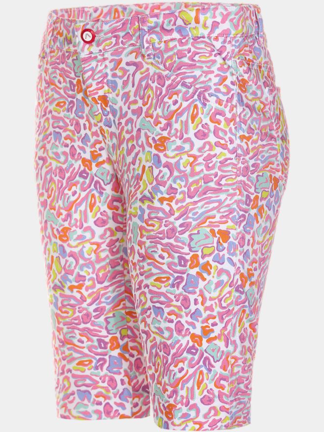 Alberto MONA-K - WR Fancy Leo Bermuda Hose mehrfarbig