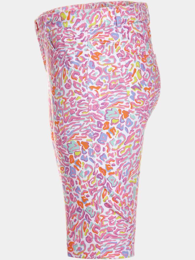 Alberto MONA-K - WR Fancy Leo Bermuda Hose mehrfarbig