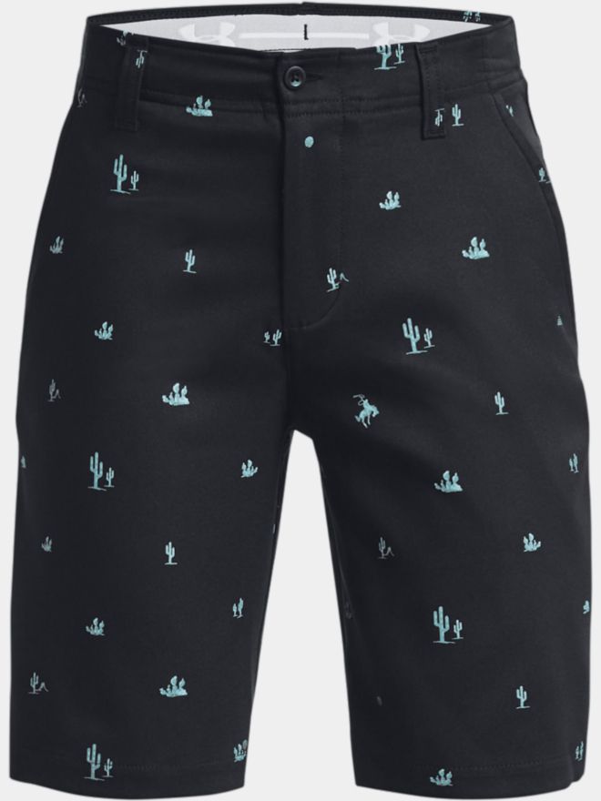 Under Armour Boys Golf Printed Short schwarz