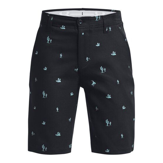 Under Armour Boys Golf Printed Short schwarz