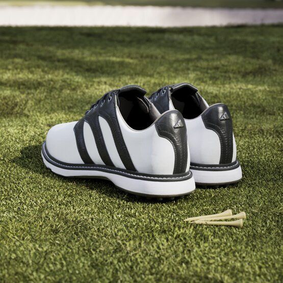 Adidas traxion classic golf shoes  black/white best sale