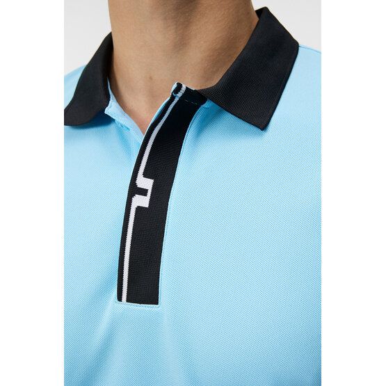 J.Lindeberg  Bay Slim Half Sleeve Polo light blue