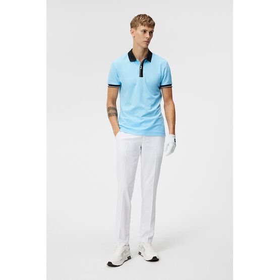 J.Lindeberg  Bay Slim Half Sleeve Polo light blue