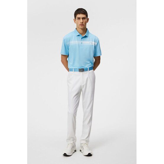 J.Lindeberg Klas Regular Fit Golf Halbarm Polo hellblau