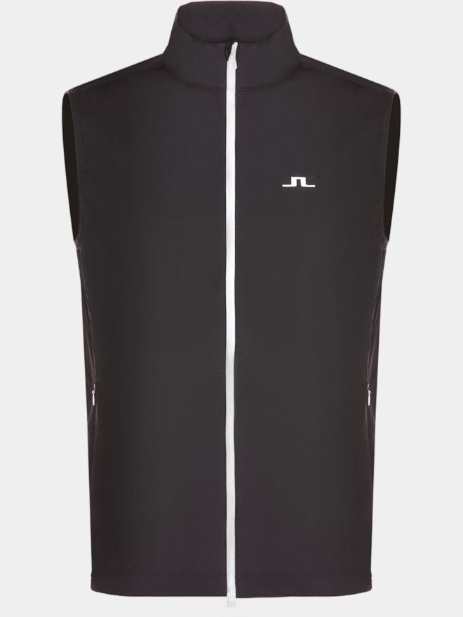 J.Lindeberg Ash Light Packable Vest Windstopp Weste schwarz