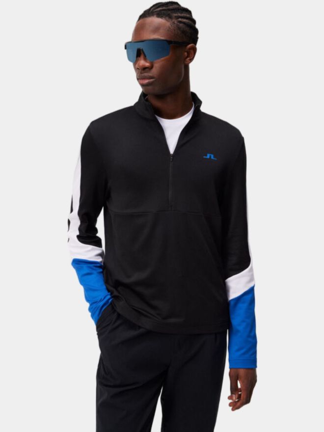 J.Lindeberg Carl Stretch Midlayer schwarz