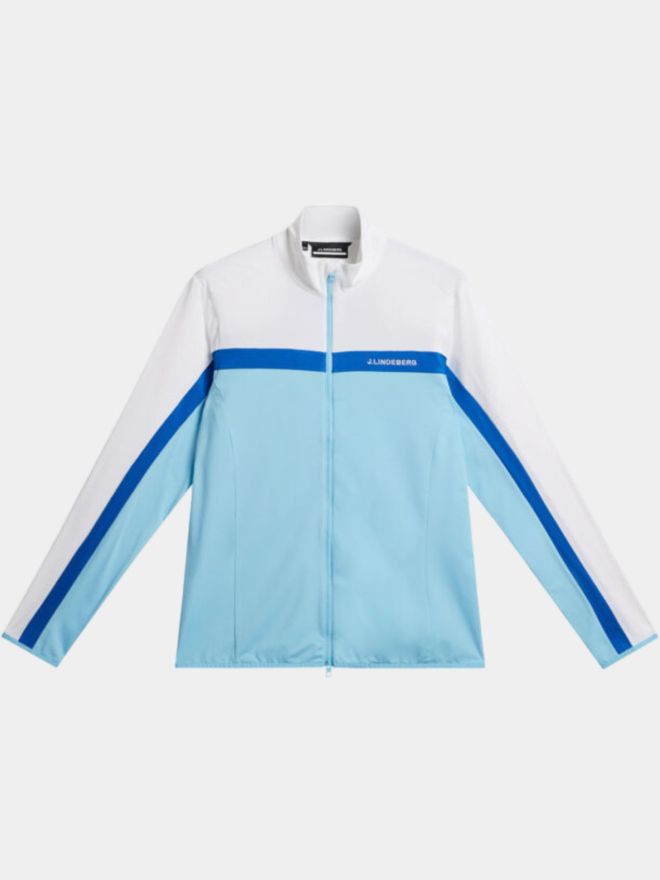 J.Lindeberg Jarvis Mid Layer Stretch Jacke hellblau