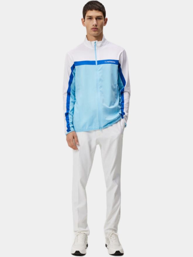 J.Lindeberg Jarvis Mid Layer Stretch Jacke hellblau