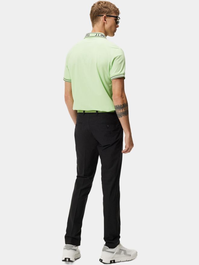 J.Lindeberg Austin Regular Halbarm Polo hellgrün