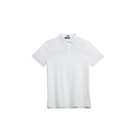 J.Lindeberg  KV Regular Fit Print Half Sleeve Polo white