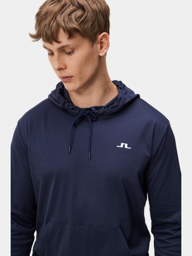 J.Lindeberg Roland Hood Stretch Midlayer navy