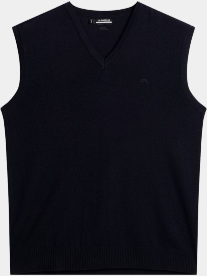 J.Lindeberg Liam Knitted Vest Pullunder Strick navy