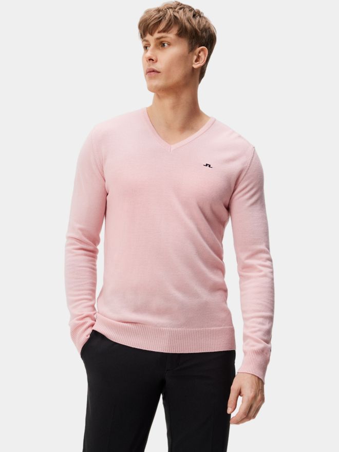 J.Lindeberg Lymann Knitted Sweater Pullover rosa