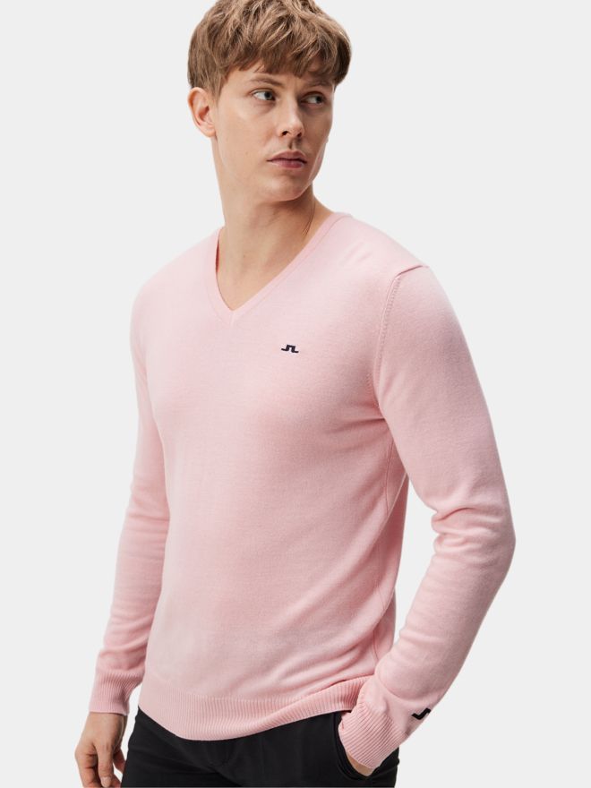 J.Lindeberg Lymann Knitted Sweater Pullover rosa