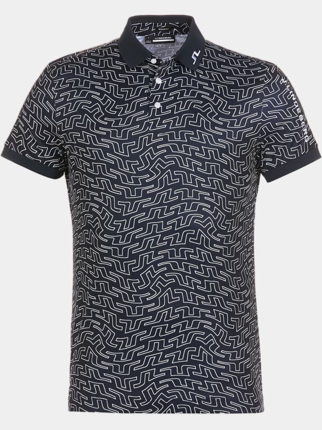 J.Lindeberg Tour Tech Golf GH Halbarm Polo navy