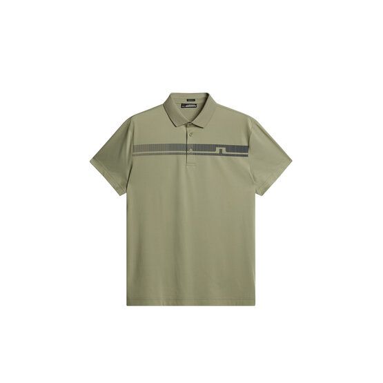 J.Lindeberg  Klas Regular Fit Golf Half Sleeve Polo olive