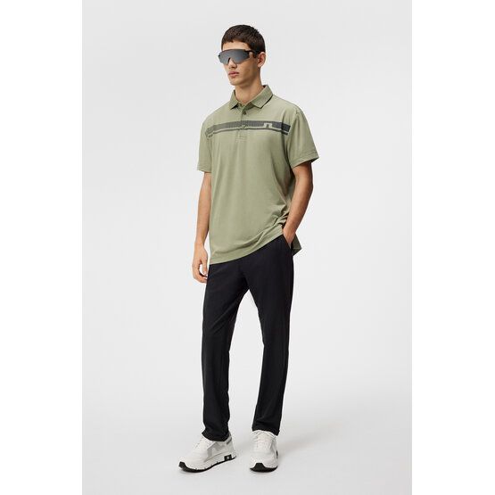 J.Lindeberg Klas Regular Fit Golf Halbarm Polo oliv