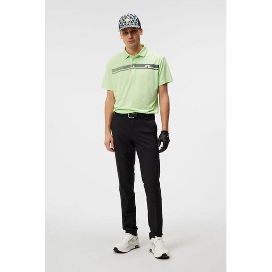 J.Lindeberg Klas Regular Fit Golf Halbarm Polo hellgrün