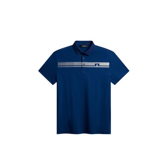 J.Lindeberg Klas Regular Fit Golf Halbarm Polo navy