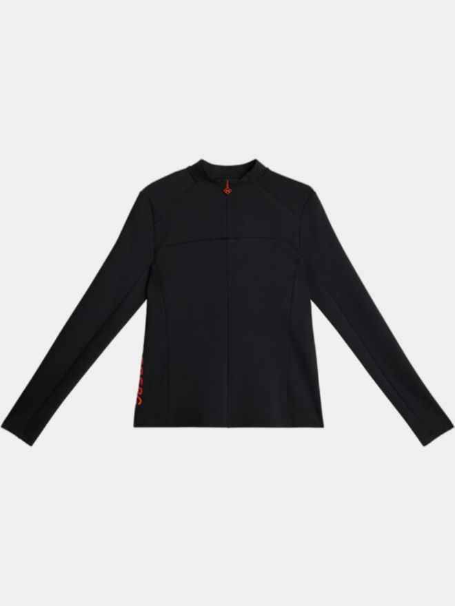 J.Lindeberg Faye Stretch Midlayer schwarz
