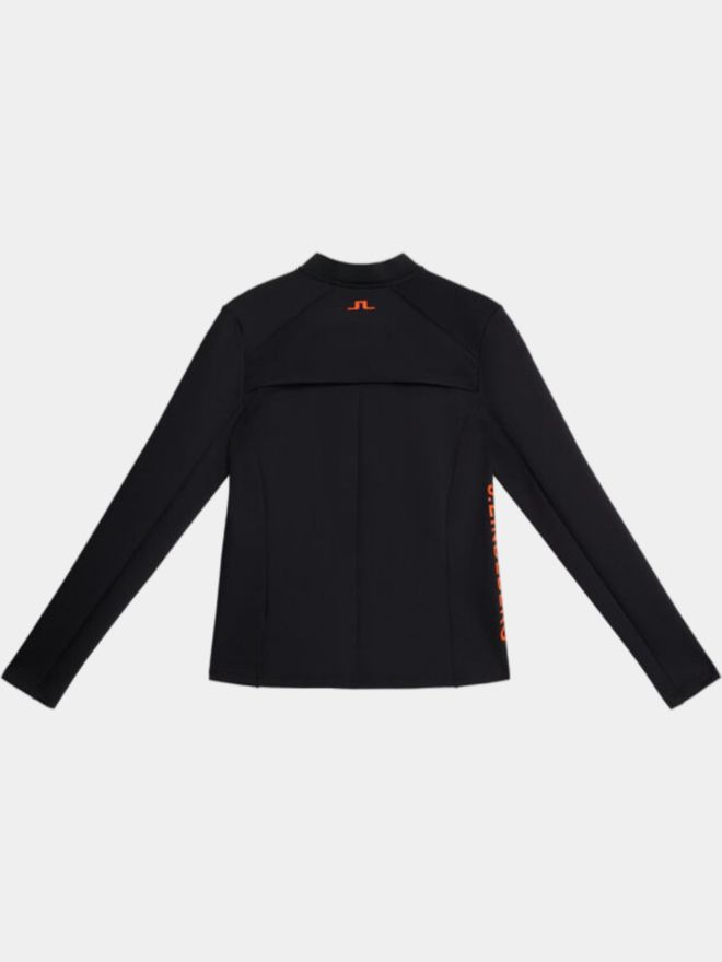 J.Lindeberg Faye Stretch Midlayer schwarz