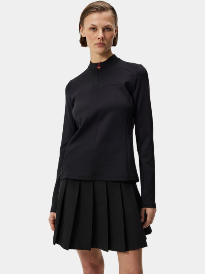 J.Lindeberg Faye Stretch Midlayer schwarz