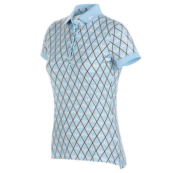 J.Lindeberg  Tour Tech Golf GH Half Sleeve Polo turquoise