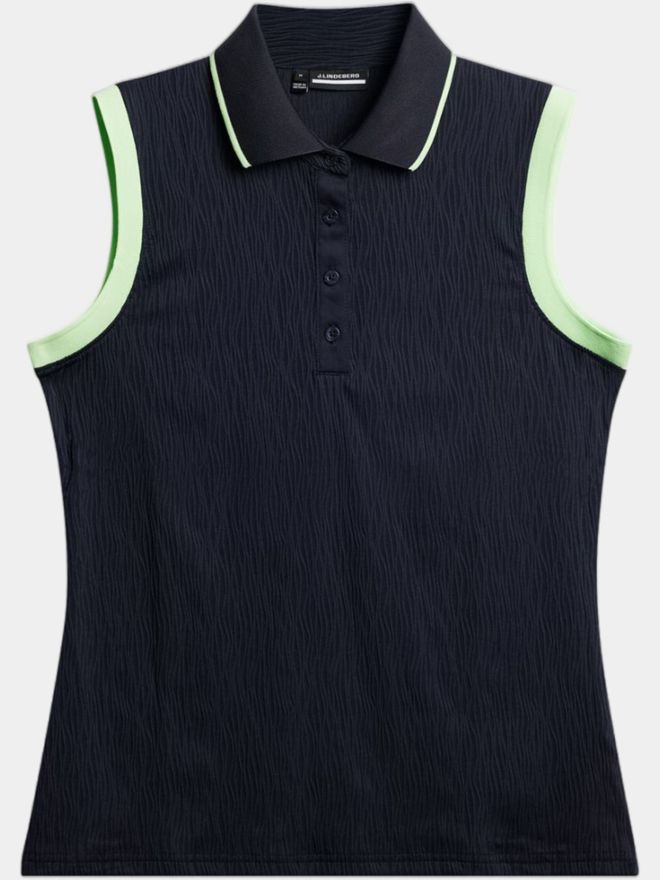 J.Lindeberg Lila Sleeveless Top ohne Arm Polo navy