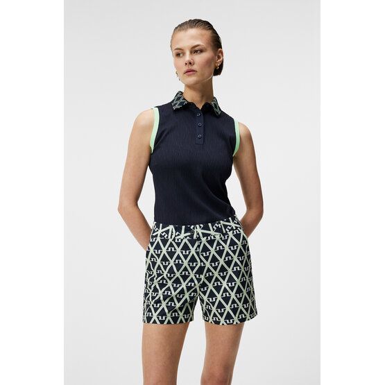 J.Lindeberg Lila Sleeveless Top ohne Arm Polo navy