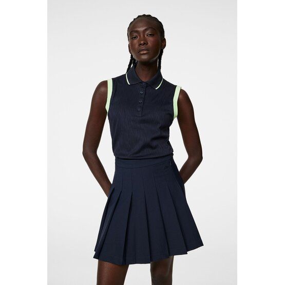 J.Lindeberg  Purple Sleeveless Top Polo navy