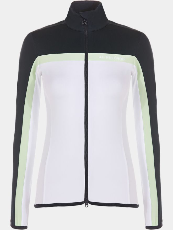 J.Lindeberg Janice Golf Mid Layer GH Stretch Jacke weiß