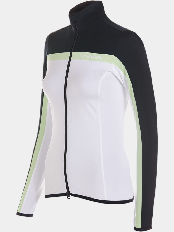 J.Lindeberg Janice Golf Mid Layer GH Stretch Jacke weiß
