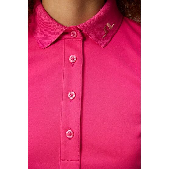 J.Lindeberg  Tour Tech Half Sleeve Polo pink