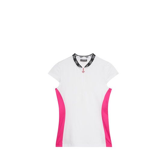 J.Lindeberg  Azara top sleeveless polo pink