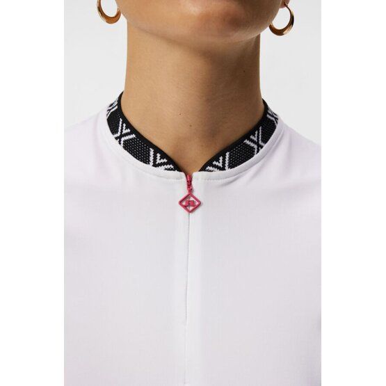 J.Lindeberg  Azara top sleeveless polo pink