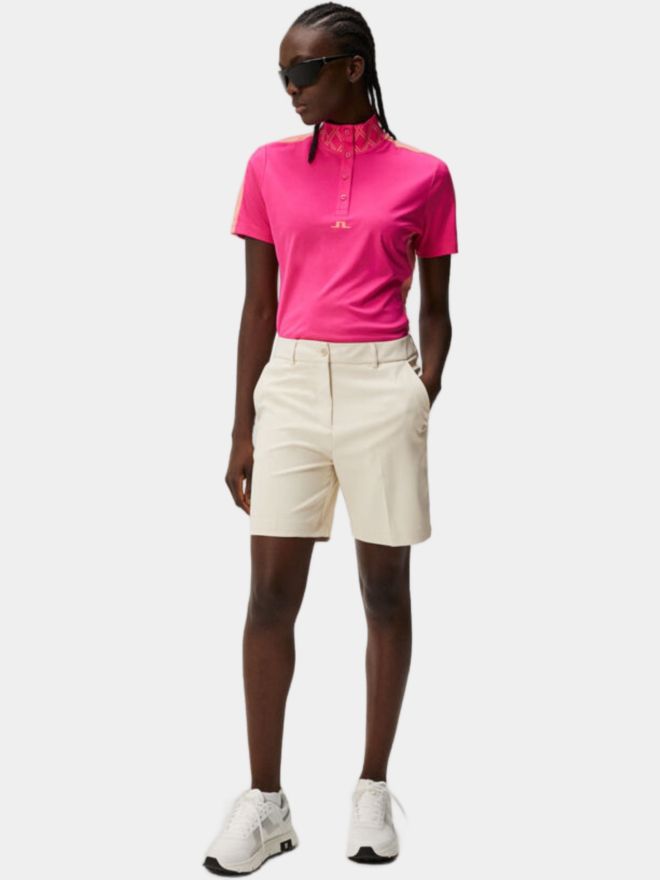 J.Lindeberg Pip Polo s krátkým rukávem růžová