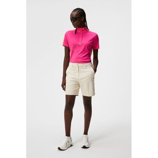 J.Lindeberg  Pip half sleeve polo pink