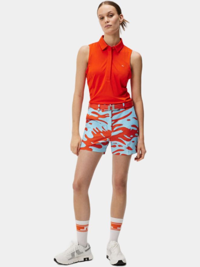 J.Lindeberg Dena Sleeveless Top Polo orange