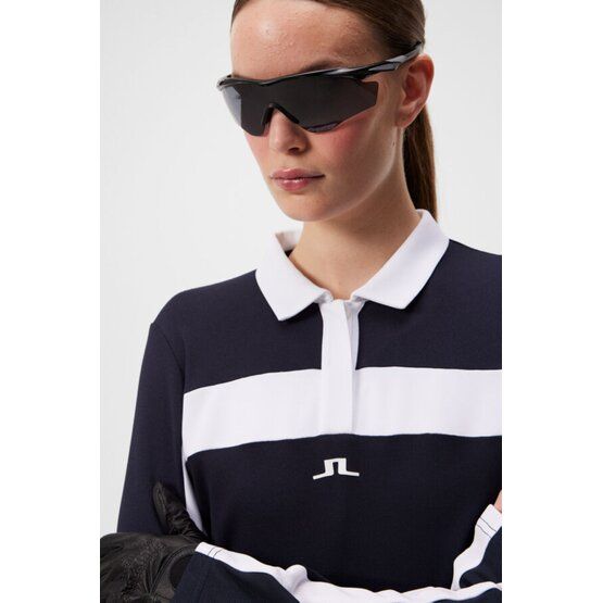 J.Lindeberg  Zahara long sleeve polo navy