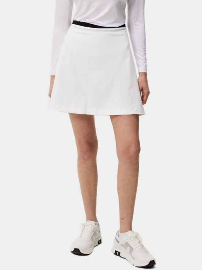 J.Lindeberg Themba Skirt kurz Skort weiß