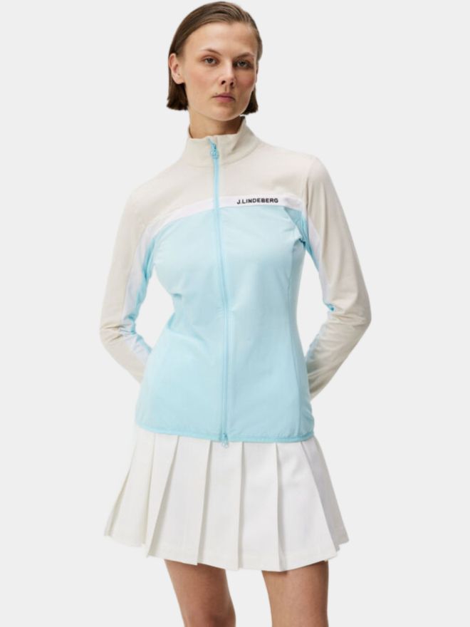 J.Lindeberg Seasonal Janice Mid Layer Stretch Jacke türkis
