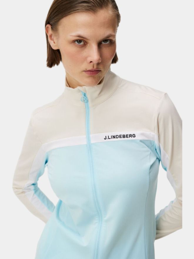 J.Lindeberg Seasonal Janice Mid Layer Stretch Jacke türkis