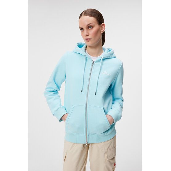 J.Lindeberg  W Alpha Hood Hoodie Sweatshirt turquoise