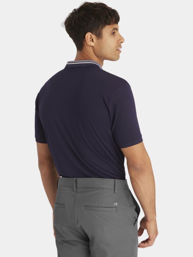 Calvin Klein PARRAMORE Halbarm Polo navy
