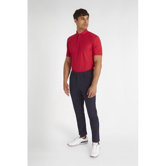 Calvin Klein CK MONOGRAM Halbarm Polo rot