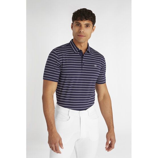 Calvin Klein SILVERSTONE Halbarm Polo navy