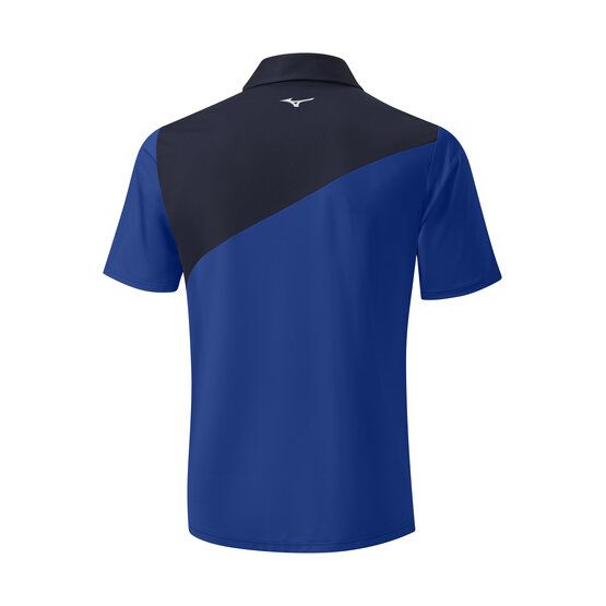 Mizuno Trace Halbarm Polo blau